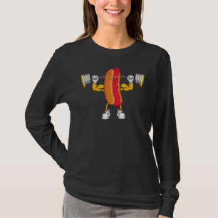 Muskulöser Hot Dog Deadlift Bodybuilding Fitness G T-Shirt