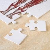 Muskulöses System, Front und Rückseite Puzzle (Seite)