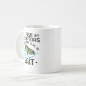 Musky Fischen I Fish Predators Pike Fisch Kaffeetasse (Vorderseite Links)