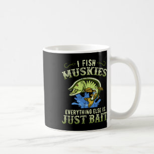 Musky Fishing Gift Idee Muskie Shirt Kaffeetasse
