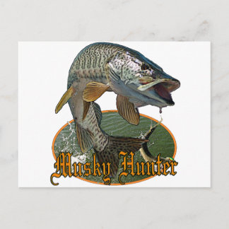 Musky Hunter 9 Postkarte