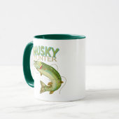 Musky Hunter Fisherman Trendy Design Coffee Tasse (Vorderseite Links)