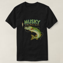 Musky Hunter Fisherman Trendy Design