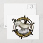 Musky-Hunter-Legende Postkarte (Vorne/Hinten)