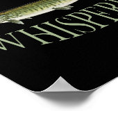 Musky Muskellunge Fisch Illustration Art Fischen Poster (Ecke)