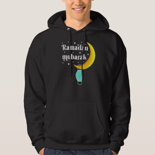Muslim 2022 Ramadan Kareem Mubarak Gesichtsmaske Hoodie (Vorderseite)