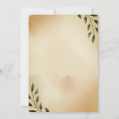 Muslim Baby Boy Birth Ankündigung neuer Eltern (Rückseite)