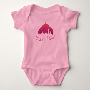 Muslim Eid Baby Jersey Bodysuit Strampler