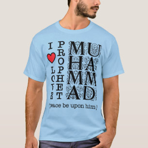 Muslim Faith T-Shirt   Ich liebe Prophet Mohammed 