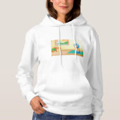 Muslim Girl Praying Hoodie (Vorderseite)