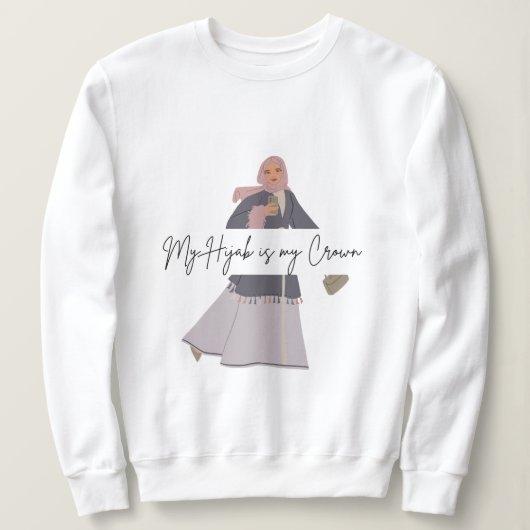 Muslim Hijabi Sweatshirt (Design vorne)