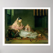 Muslim Lady Reclining, 1789 (oil on canvas) Poster (Vorne)