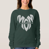 muslim mom heart sweatshirt (Vorderseite)