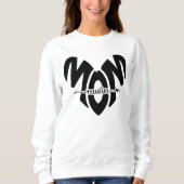 muslim mom heart sweatshirt (Vorderseite)