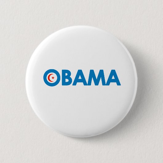 MUSLIM OBAMA BUTTON (Vorderseite)