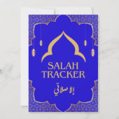 Muslim Salah Weekly Tracker Save The Date (Vorderseite)