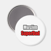 Muslim SuperDad Magnet (Vorderseite/Rückseite)