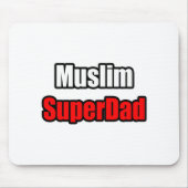 Muslim SuperDad Mousepad (Vorne)