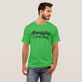 Muslim Umrah Hajj Ramadan Eid Nikah Alhamdulillah T-Shirt (Vorne ganz)