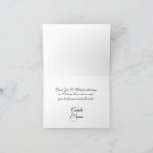 Muslim wedding thank you dankeskarte (Innenseite)