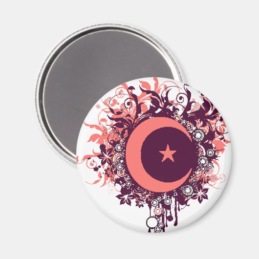Muslima Magnet (Vorderseite/Rückseite)