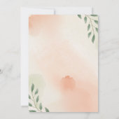 Muslimbaby Girl Birth Ankündigung neuer Eltern (Rückseite)