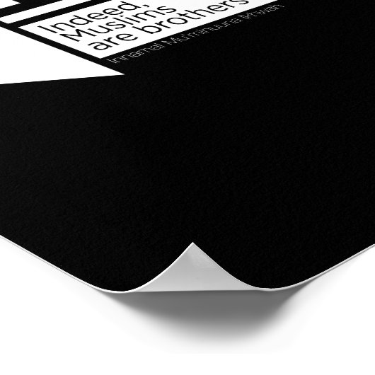 Muslimbruderschaft Poster (Ecke)