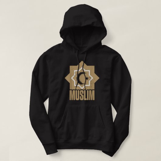 Muslime Alhamdulillah Religion Islam Moschee Q Hoodie (Design vorne)