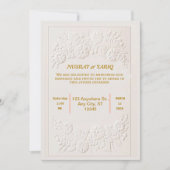 Muslime Nikah Islamische Hochzeitseinladung Einladung (Vorderseite)