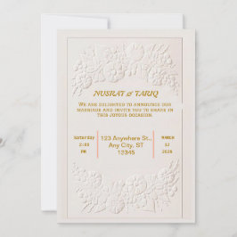 Muslime Nikah Islamische Hochzeitseinladung Einladung
