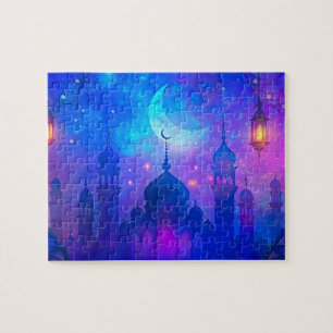 Muslime Ramadan Moschee Eid Art Islamische Illustr Puzzle
