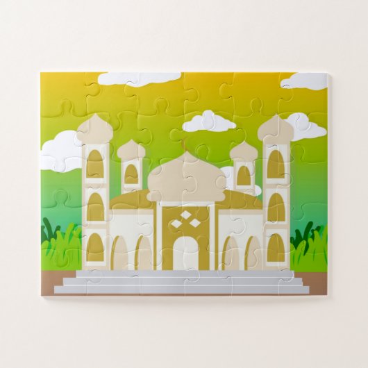 Muslime Ramadan Moschee Eid Art Islamische Kinder Puzzle (Horizontal)
