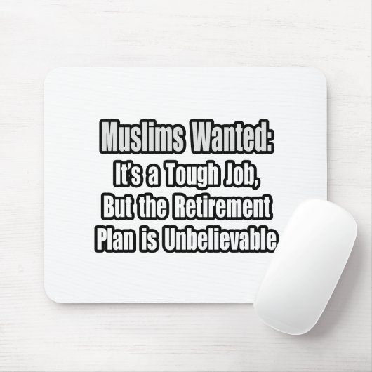 Muslime Wollte... Mousepad (Mit Mouse)