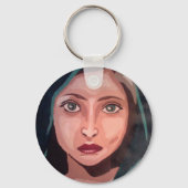 Muslimfrau Schlüsselanhänger (Vorderseite)