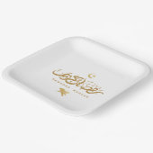 Muslimisch-Arabische Kalligrafie Ramadan Kareem Pappteller (Gewinkelt)