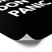 Muslimische Dont-Panik - Nie Trump-Shirts Poster (Ecke)
