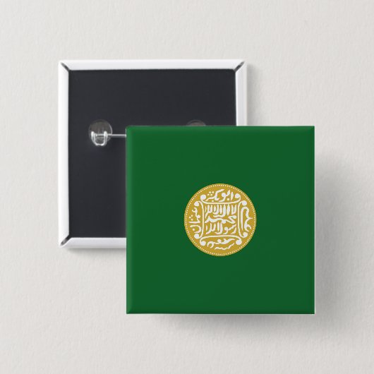 Muslimische Flagge Rohingya Button (Vorne & Hinten)