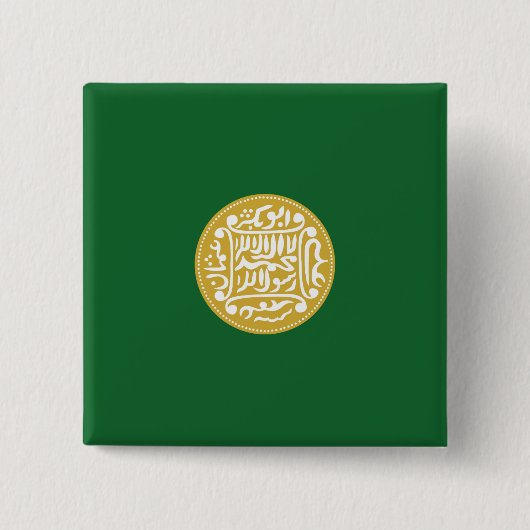 Muslimische Flagge Rohingya Button (Vorderseite)