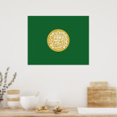 Muslimische Flagge Rohingya Poster (Küche)