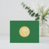 Muslimische Flagge Rohingya Postkarte (Stehend Vorderseite)