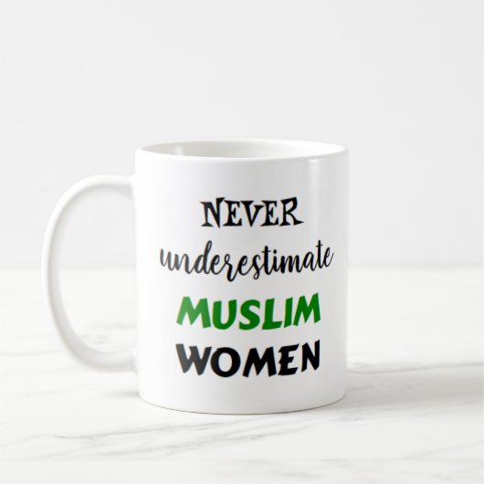 muslimische Frauen Kaffeetasse (Links)