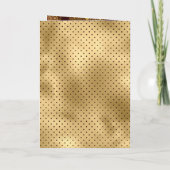 Muslimische Hochzeit in Burgund Rot und Gold Einladung (Rückseite)