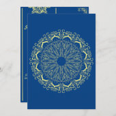 Muslimische Hochzeit rettet das Datum Save The Date (Vorne/Hinten)