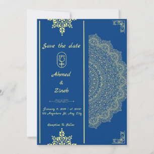 Muslimische Hochzeit Terminankündigung Save The Date