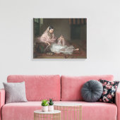 Muslimische Lady Reclining by Francesco Renaldi Leinwanddruck (Insitu (Wohnzimmer))