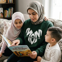 muslimische Mama Herz Sweatshirt