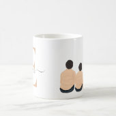 Muslimische Mama mit 2 Söhnen Personalisiert Kaffeetasse (Mittel)