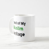 muslimisches Erbe Kaffeetasse (Vorderseite Links)