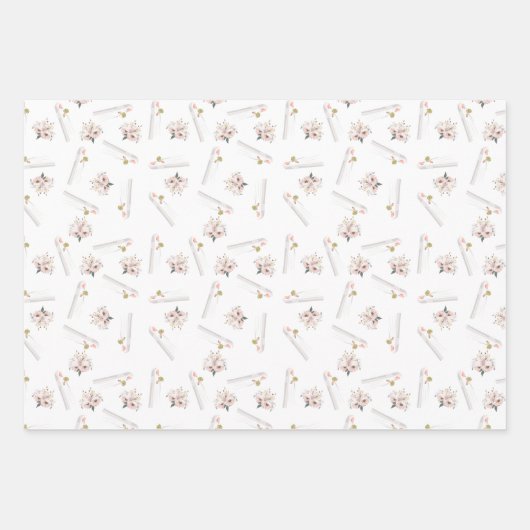 muslimisches Hochzeitspapier mit einem Set von 3 B Geschenkpapier Set (Vorderseite)