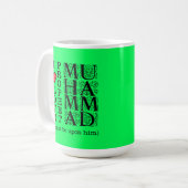 Muslimisches islamisches Geschenk Kaffeetasse (Vorderseite Links)